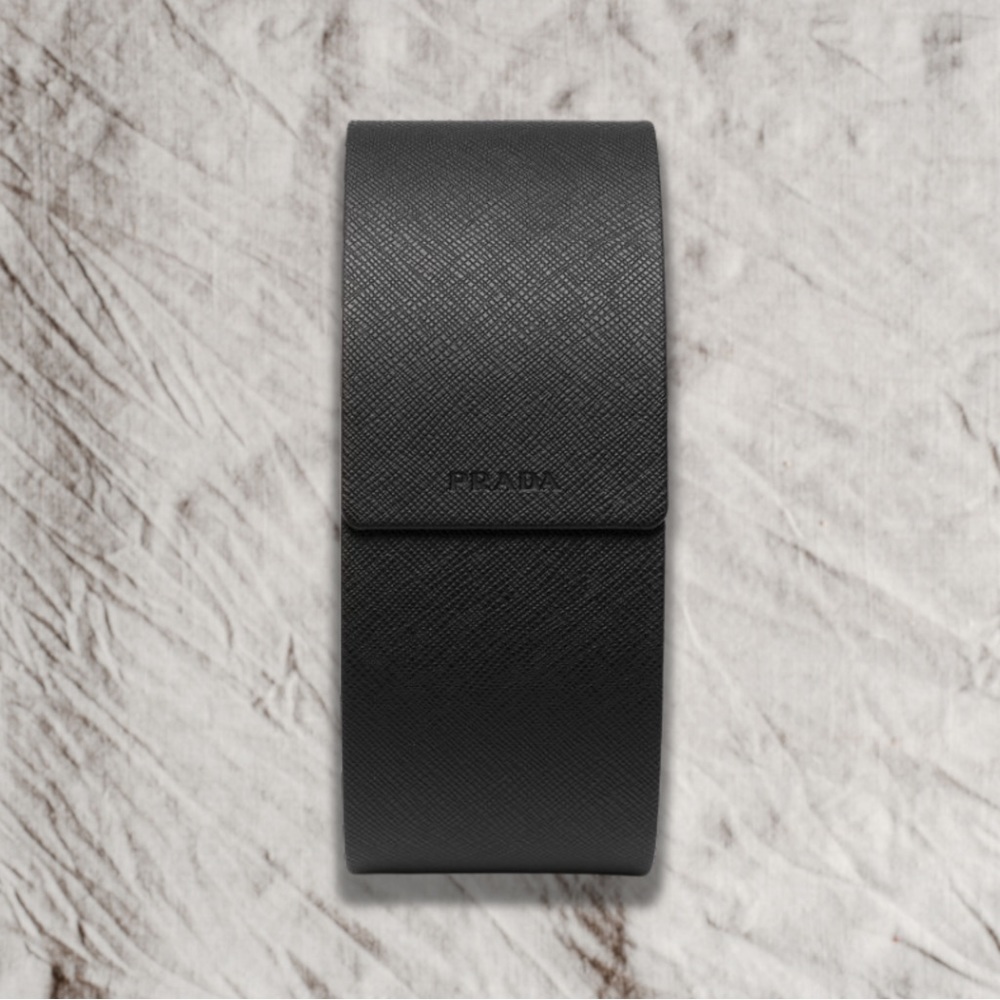 SOLD: Prada Hardshell Black Magnetic Snap Sunglass Case (CASE ONLY)